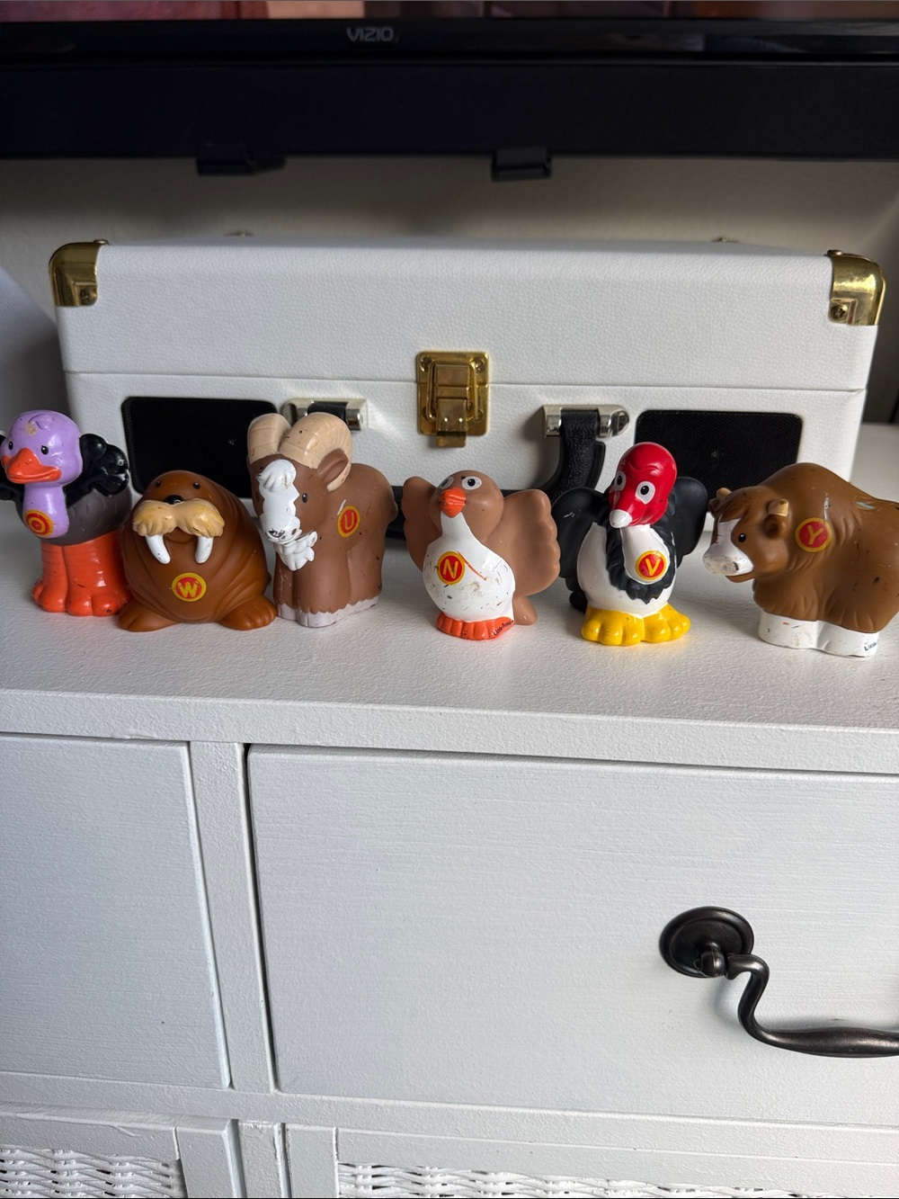 Lot of 6 Little People Alphabet Animals (set 2)